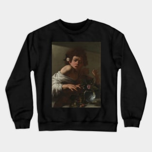 Boy Bitten by a Lizard - Michelangelo Merisi da Caravaggio Crewneck Sweatshirt